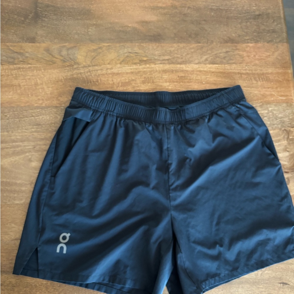 On Running Black Athletic Shorts Lightweight Performance